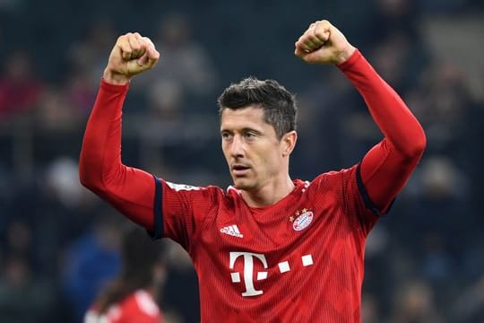 Hat gegen Wolfsburg oft Grund zum Jubel: Bayern-Torjäger Robert Lewandowski.