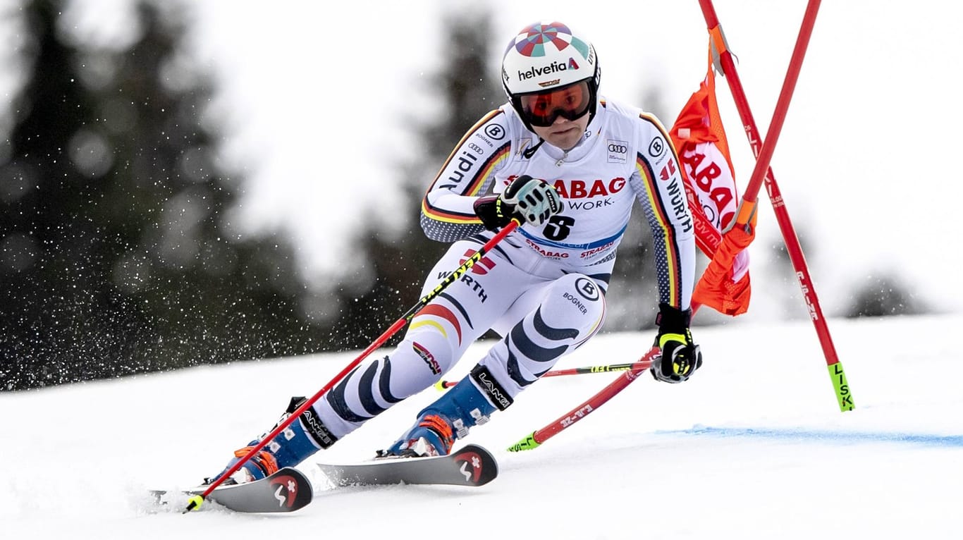 Viktoria Rebensburg in Aktion: Das deutsche Ski-Ass holte in Spindlermühle einen starken zweiten Platz.