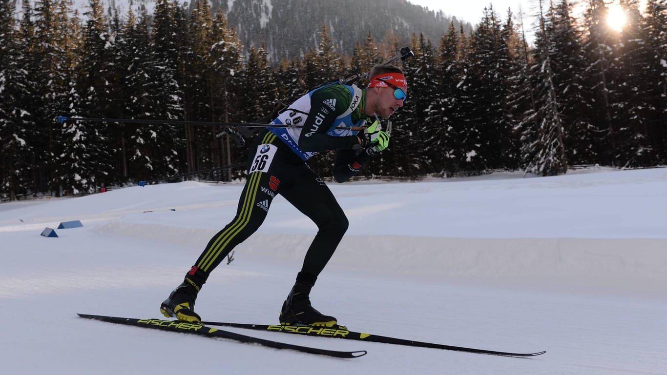 Johannes Kühn liegt im Biathlon-Weltcup aktuell auf Rang 21.