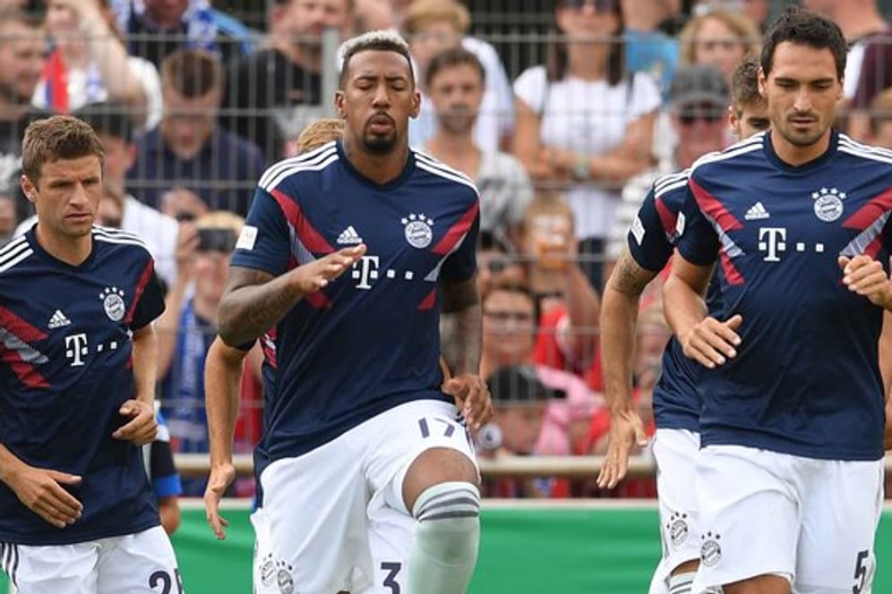 Thomas Müller, Jérôme Boateng und Mats Hummels stehen in der Startelf des FC Bayern.