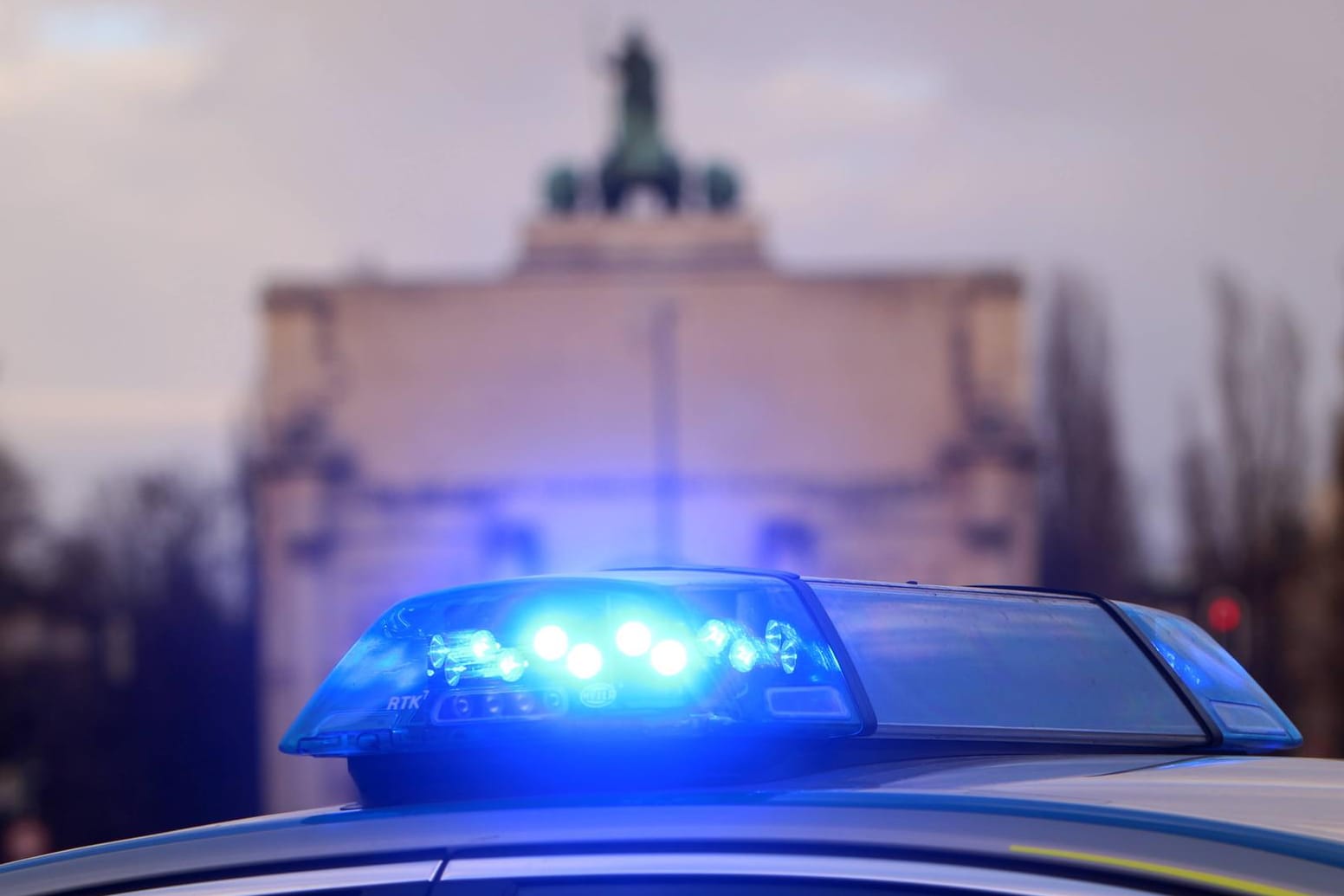 Die Polizei nahm nach der Schlägerei in der Münchner Innenstadt zunächst zwei Personen fest.