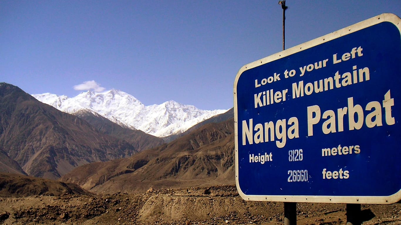 Der Nanga Parbat: An dem Berg sind zwei europäische Bergsteiger gestorben.