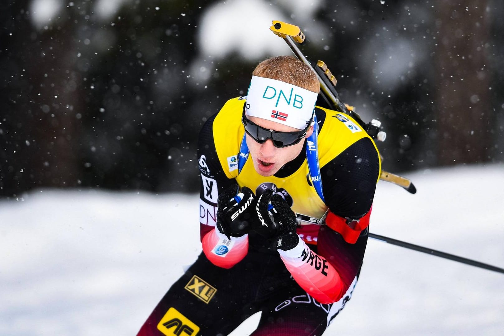 Johannes Thingnes Bö holt sich Gold in Östersund