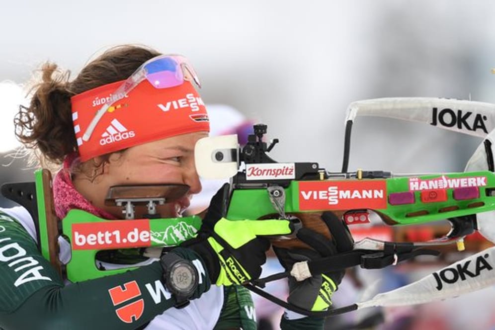 Laura Dahlmeier hofft bei der Biathlon-WM auf eine weitere Medaille.