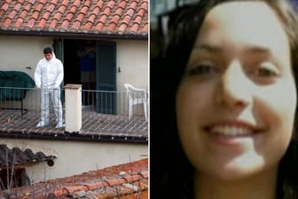 Perugia: In diesem Haus ist Meredith Kercher (r.) 2007 ermordet worden.