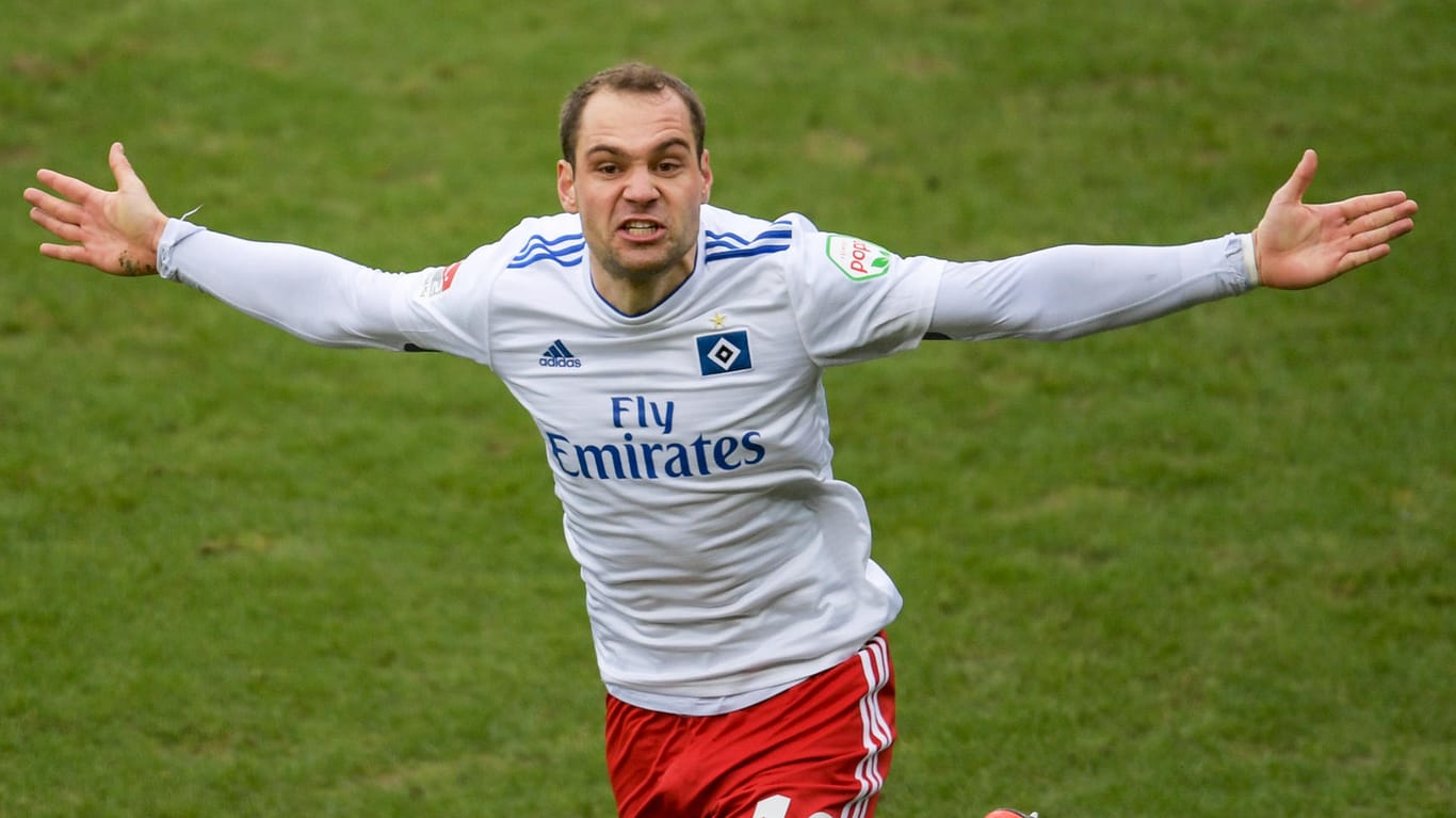 Derby-Torschütze: Pierre-Michel Lasogga sorgte für den HSV gegen St. Pauli permanent für Torgefahr.