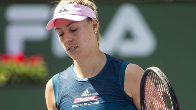 Angelique Kerber steht nach dem Sieg über Natalja Wichljanzewa im Achtelfinale von Indian Wells.