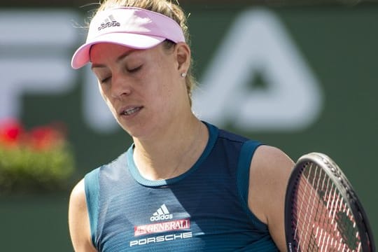 Angelique Kerber steht nach dem Sieg über Natalja Wichljanzewa im Achtelfinale von Indian Wells.