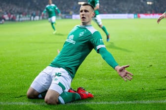 Maximilian Eggestein bejubelt einen Treffer für Bremen: Läuft er bald für Borussia Dortmund auf?