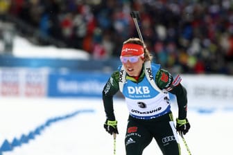 Bei der Biathlon-WM: Laura Dahlmeier verpasste im Einzelrennen eine Medaille.