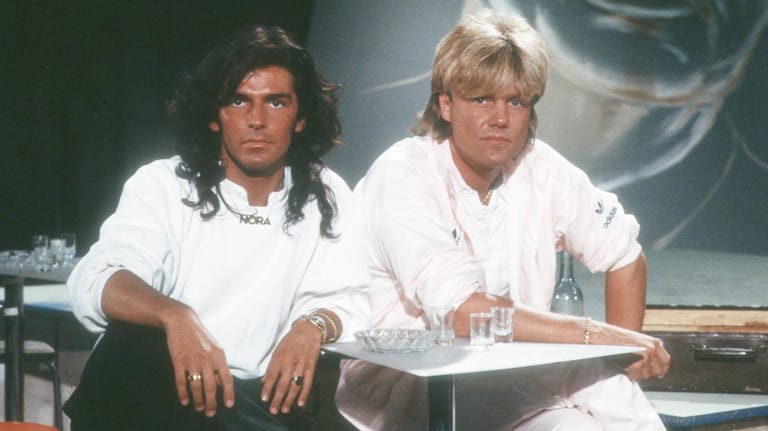 Thomas Anders und Dieter Bohlen: Hier posieren sie 1989 als Modern Talking.