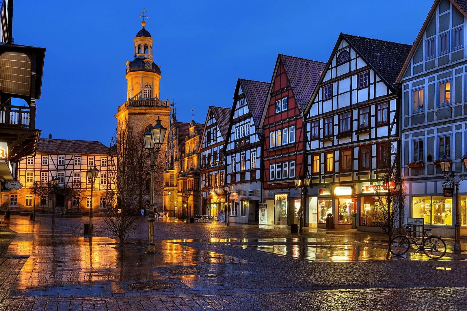 Innenstadt von Rinteln: Die Leiche sei am Dienstagvormittag in einem Haus in der Innenstadt gefunden worden.