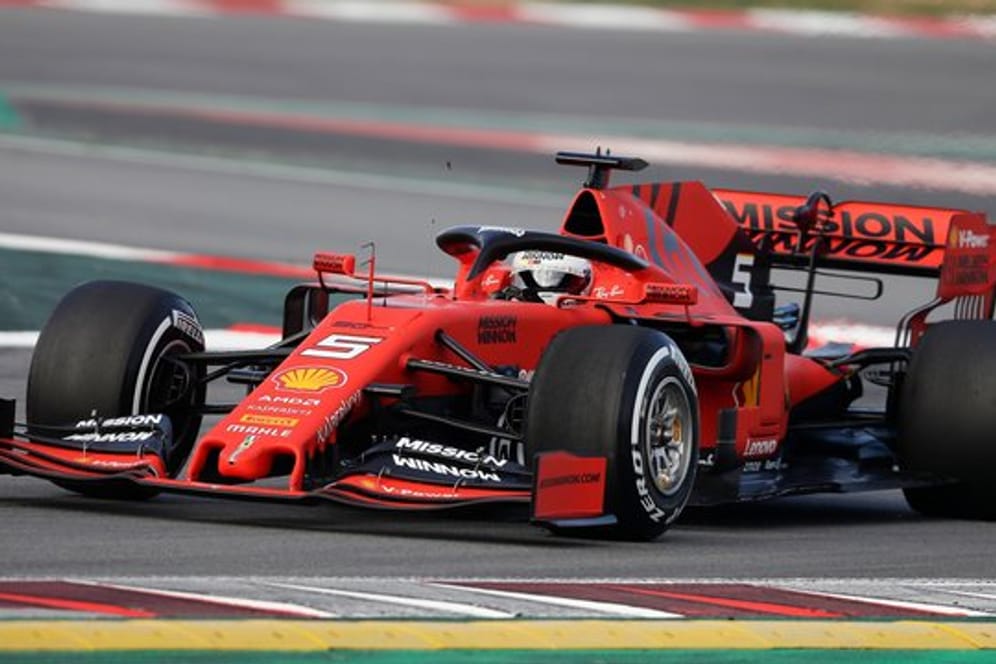 Ferrari-Pilot Sebastian Vettel hat seinem neuen Wagen wie immer einen Frauenname gegeben.