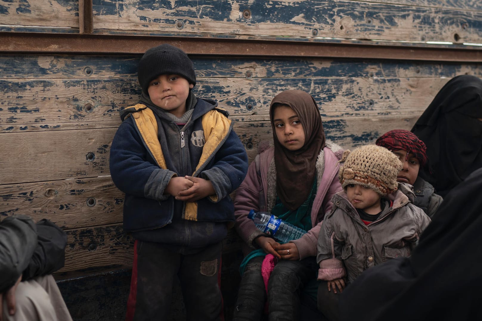 Frauen und Kinder in Syrien (Symbolbild): Nach einem UNICEF-Bericht leiden noch viele Kinder unter den Folgen des Syrien-Konflikts.