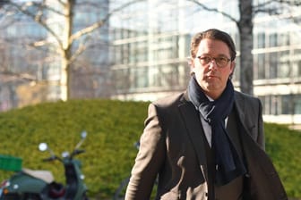 Andreas Scheuer auf dem Weg zu einer CSU-Vorstandssitzung im Februar in München.