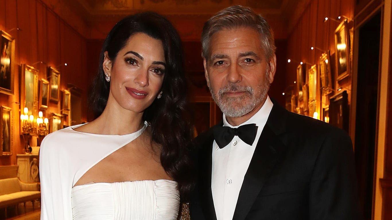 Amal und George Clooney: Sie waren eingeladen, um mit Prinz Charles seinen "Prince's Trust" zu feiern.