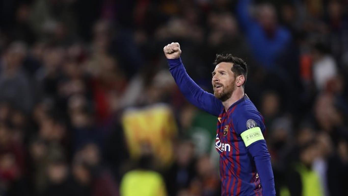 Lionel Messi führte den FC Barcelona ins Viertelfinale.