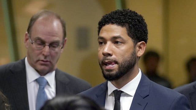 Plädiert auf nicht schuldig: Jussie Smollet vor dem Gericht des Bezirks Cook County.