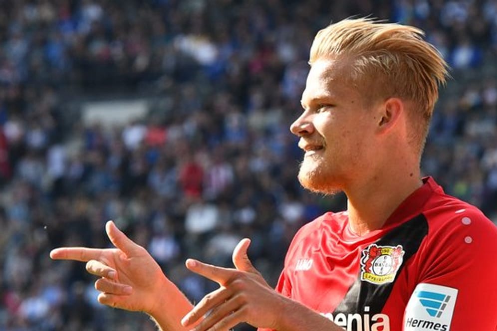 Bayer Leverkusen kann wieder auf Joel Pohjanpalo setzen.