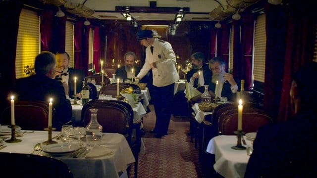 Ein prunkvoller Speisewagen im Orient-Express.
