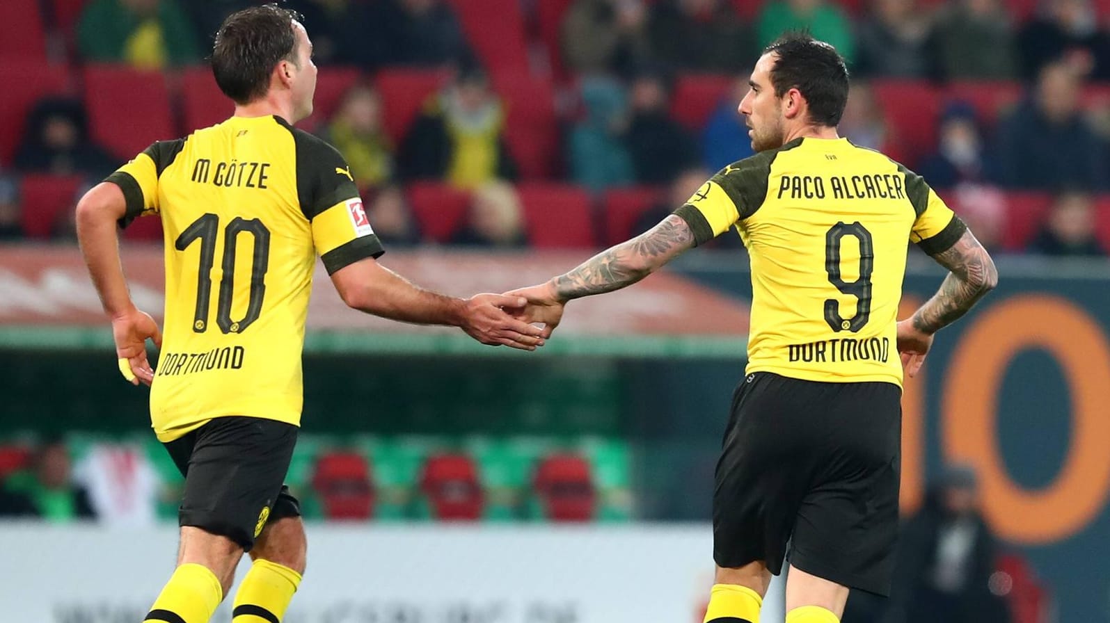 Nicht dabei in der Hauptstadt: Mario Götze (l.) und Paco Alcacer.