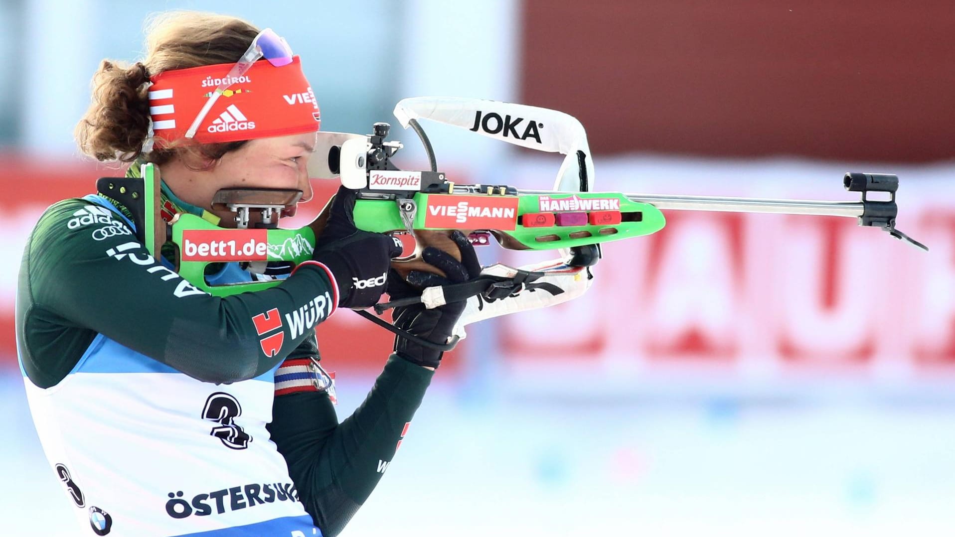 Will mit der Staffel eine Medaille holen: Laura Dahlmeier.