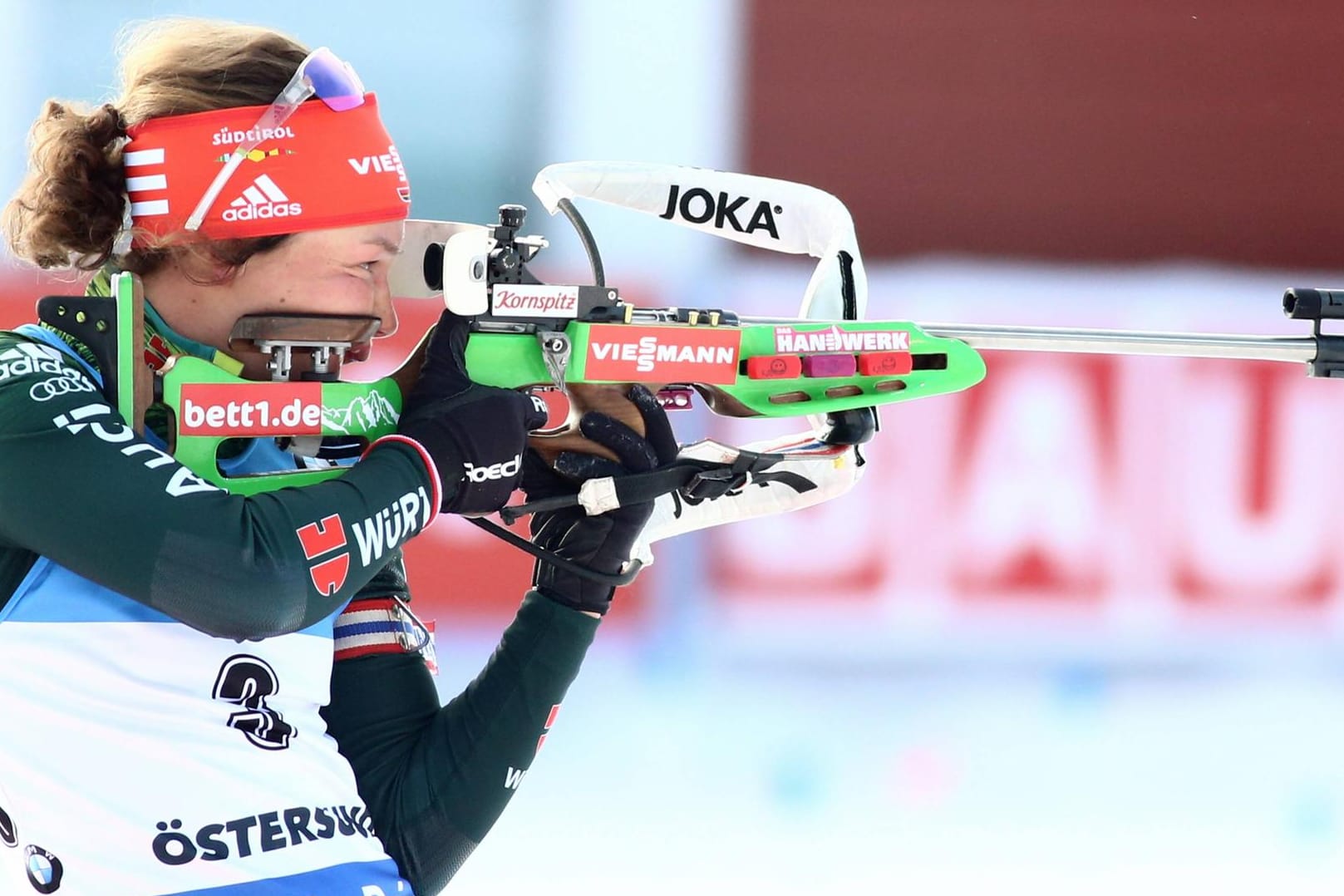 Will mit der Staffel eine Medaille holen: Laura Dahlmeier.