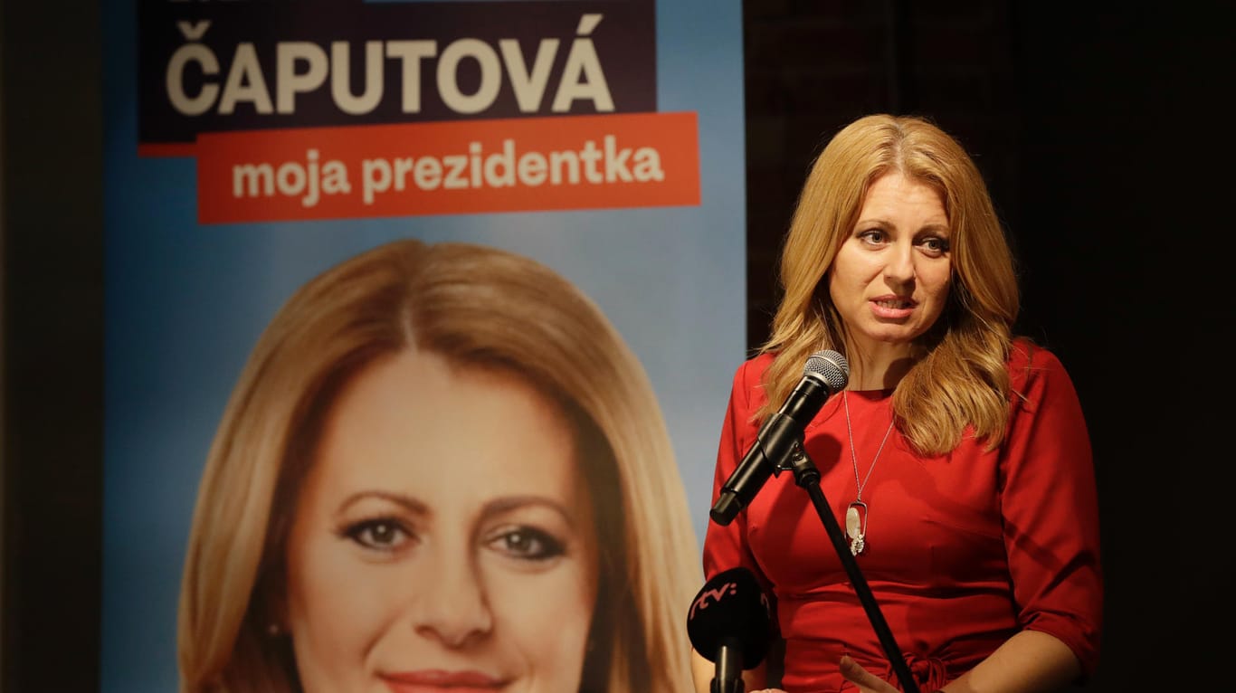 Zuzana Čaputová: Die liberale Kandidatin hat die erste Runde der slowakischen Präsidentschaftswahlen für sich entschieden.