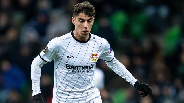 Fehlt wegen Magenproblemen im Spiel gegen Werder Bremen: Leverkusens Kai Havertz. Fehlt wegen Magenproblemen im Spiel gegen Werder Bremen: Leverkusens Kai Havertz.