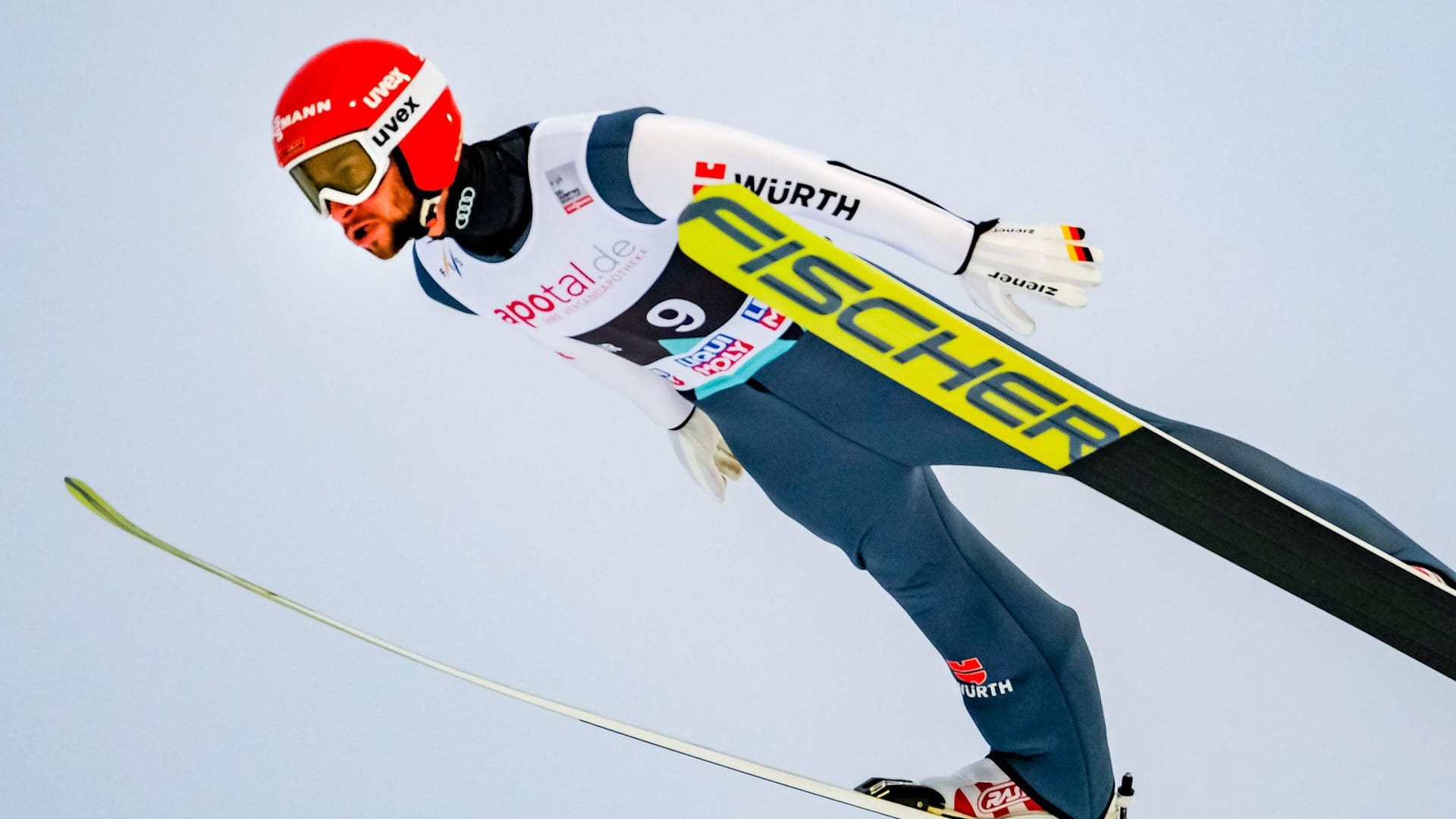 Markus Eisenbichler knackte die deutsche 130-Meter-Marke, landete aber nicht auf dem Podest.