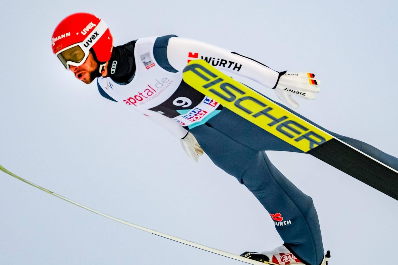 Markus Eisenbichler knackte die deutsche 130-Meter-Marke, landete aber nicht auf dem Podest.