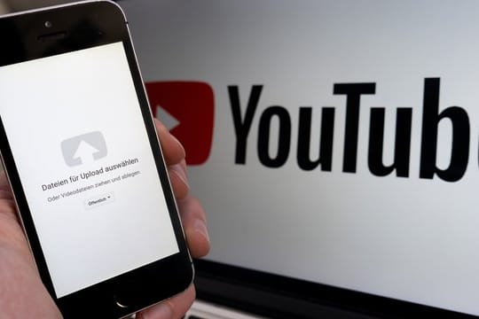Upload-Fenster der Video-Plattform Youtube.
