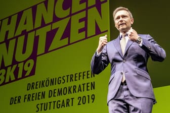 Christian Lindner auf dem Dreikönigstreffen 2019: Die FDP wäre für eine Regierungsbeteiligung nach der Ära Merkel bereit.