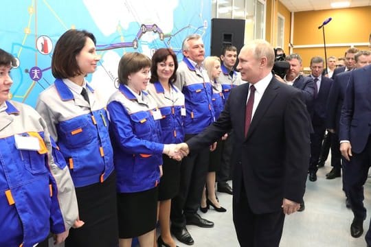 Der russische Präsident Wladimir Putin besucht anlässlich des fünften Jahrestages der Krim-Annexion die Halbinsel.