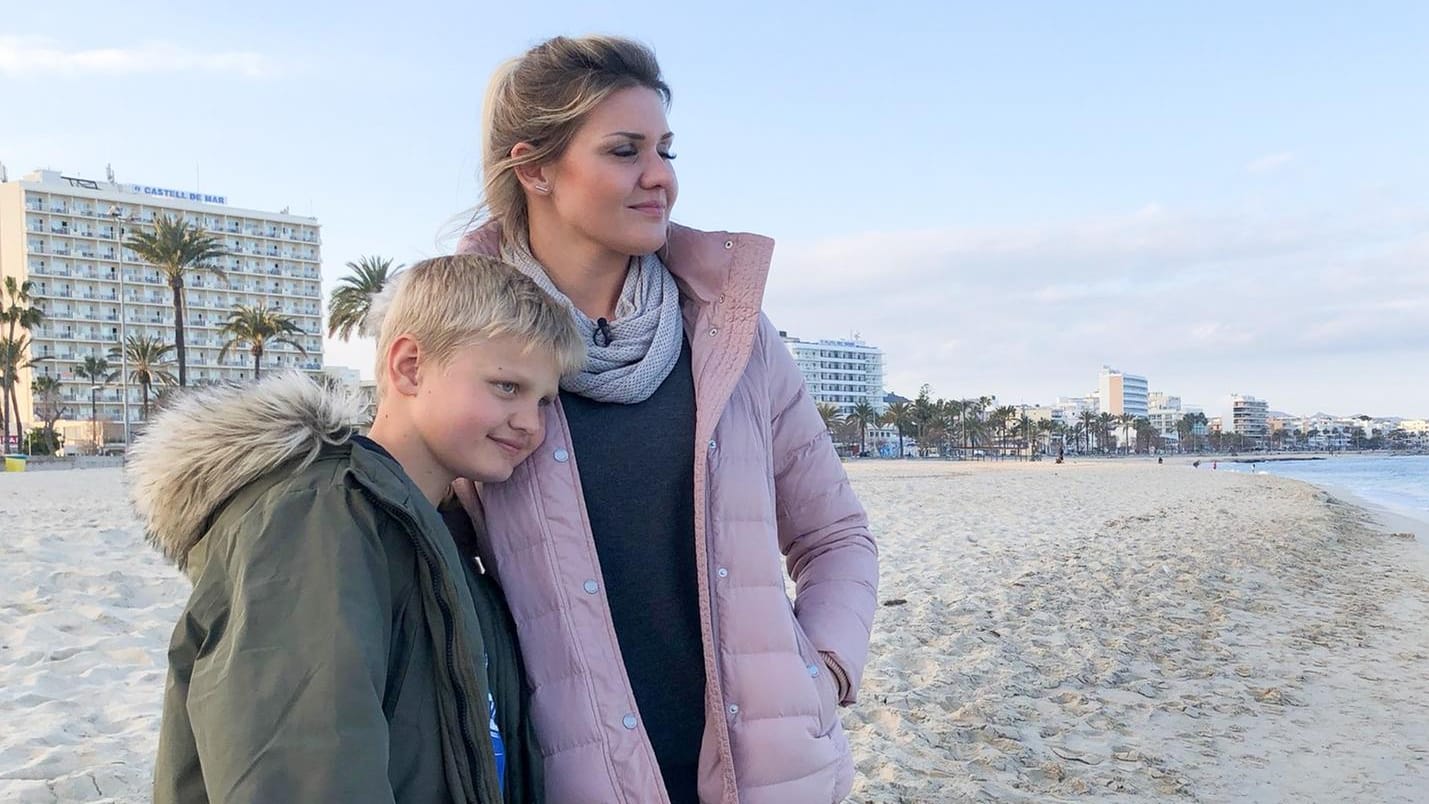 Jennifer Matthias und Sohn Leon: Die beiden vermissen Jens.