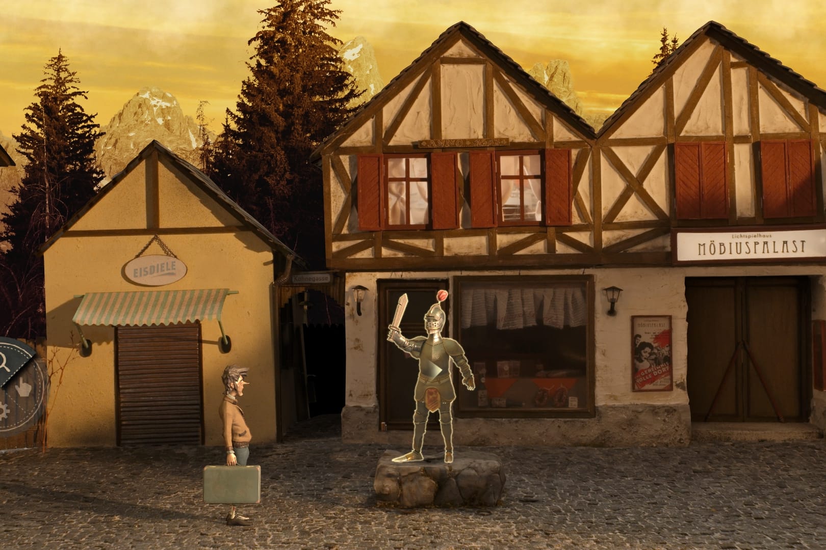 Kulisse von "Trüberbrook" mit dem Helden im Westdeutschland der Jahre nach dem Wirtschaftswunder: Dorf-Idylle und eine Spur Mystery.