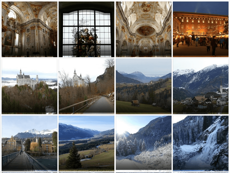 Abstecher nach Deutschland: In der Adventszeit 2018 war der Australier in Österreich, postete Fotos von Innsbruck und Salzburg und zwischendurch das Foto von Schloss Neuschwanstein.
