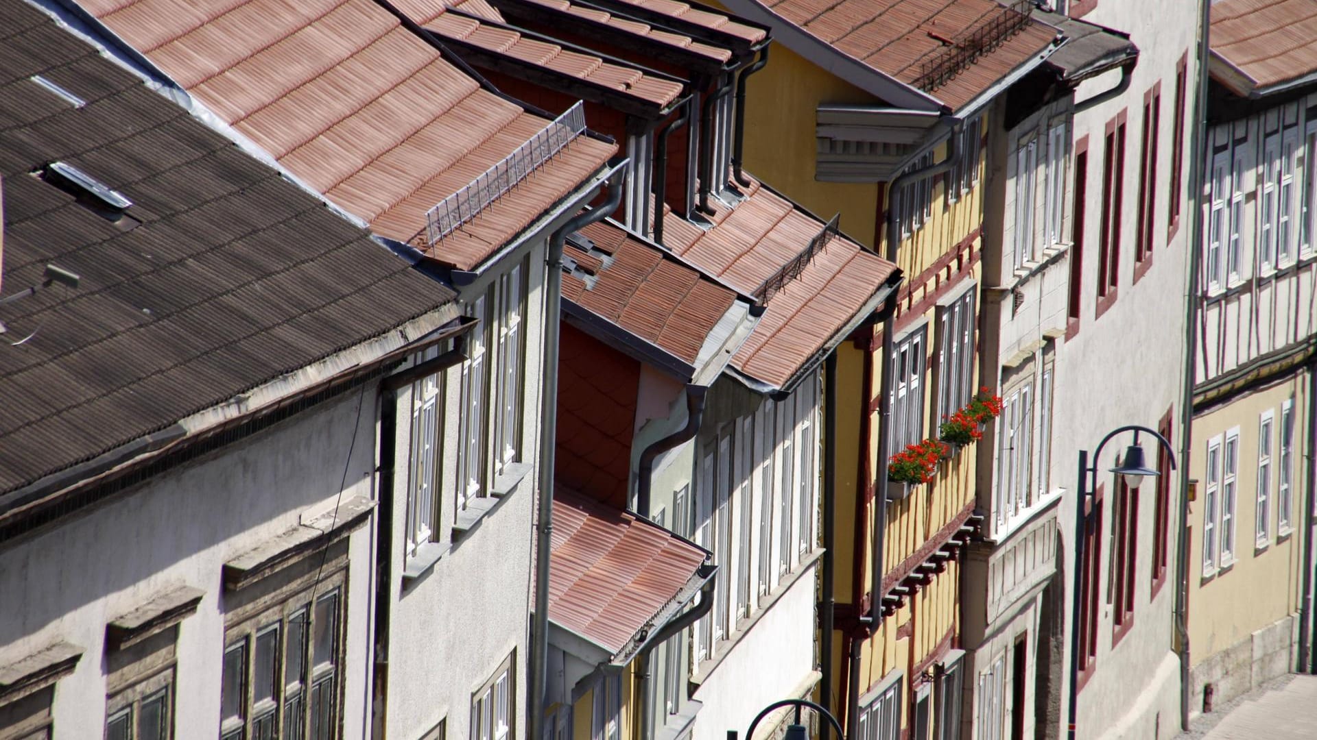 Häuserfassade in Mühlhausen, Thüringen: Der Mann habe mit seiner Bekannten am Montagabend in deren Wohnung in Mühlhausen gestritten.