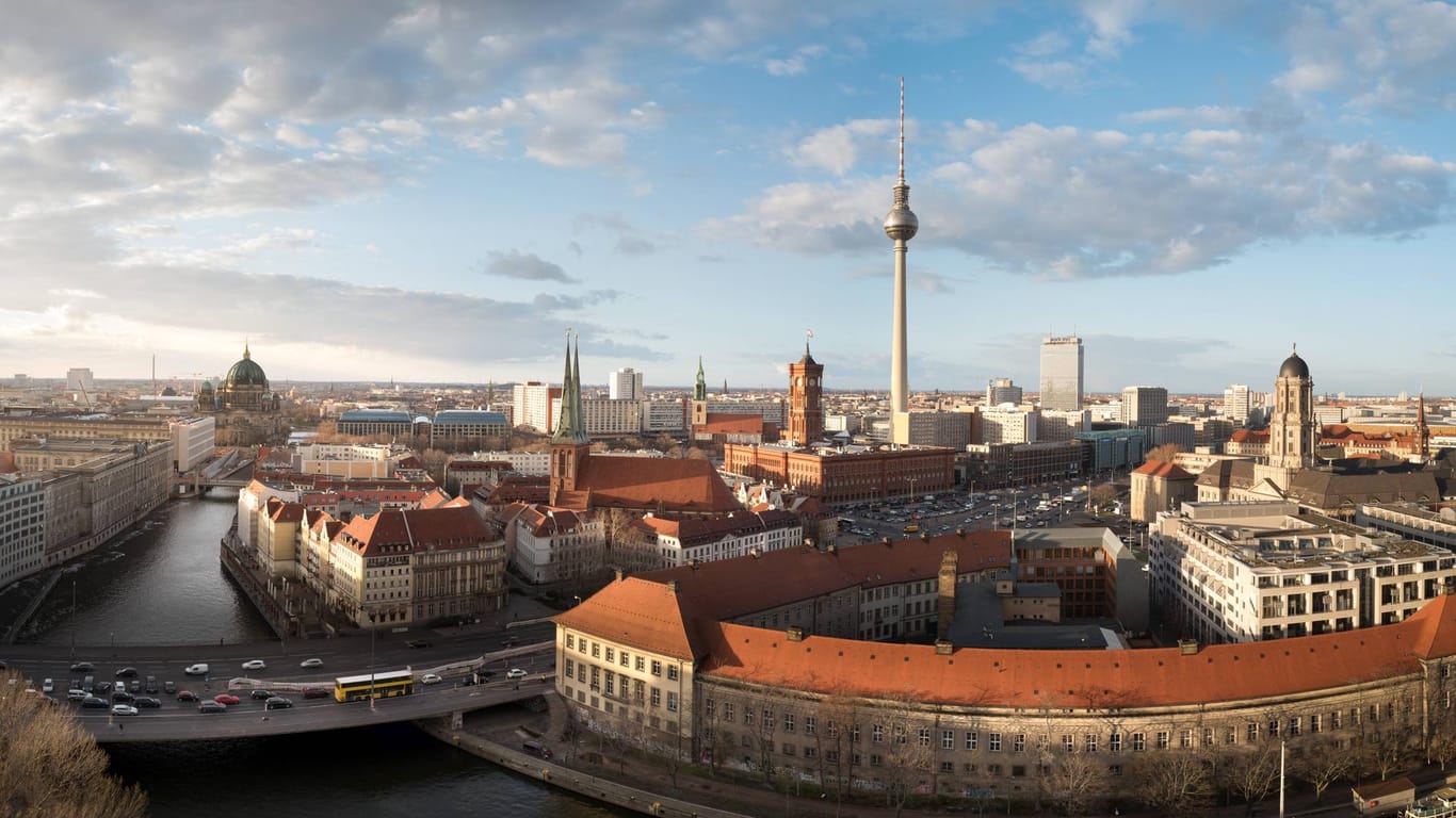 Panorama Ansicht von Berlin-Mitte