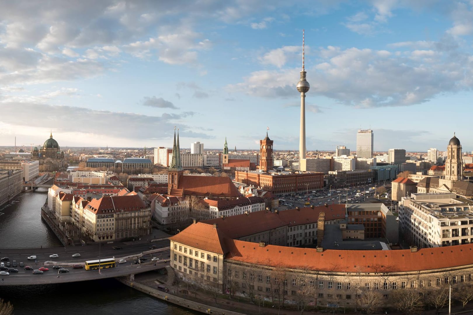 Panorama Ansicht von Berlin-Mitte