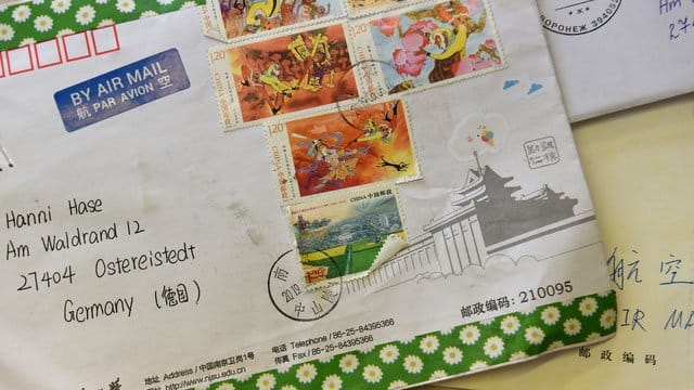 Ein Brief aus China an Hanni Hase.