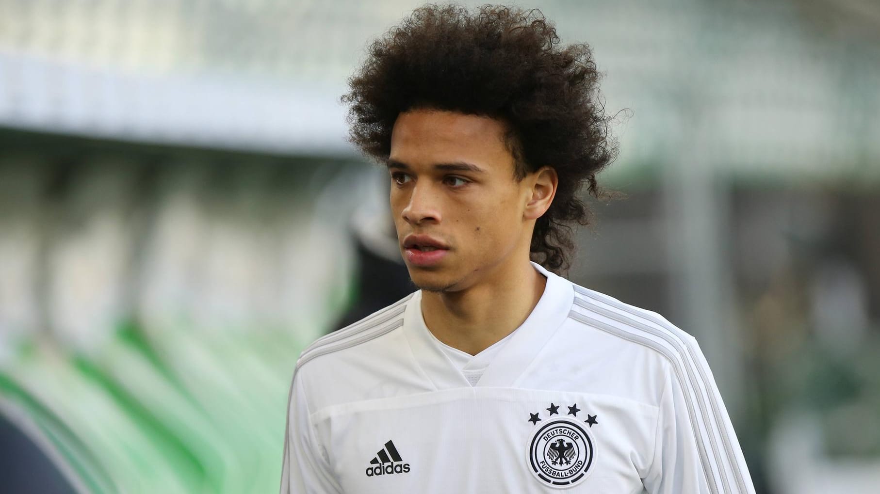 Ein Kandidat für die Startelf gegen Serbien: Manchester Citys Leroy Sané.