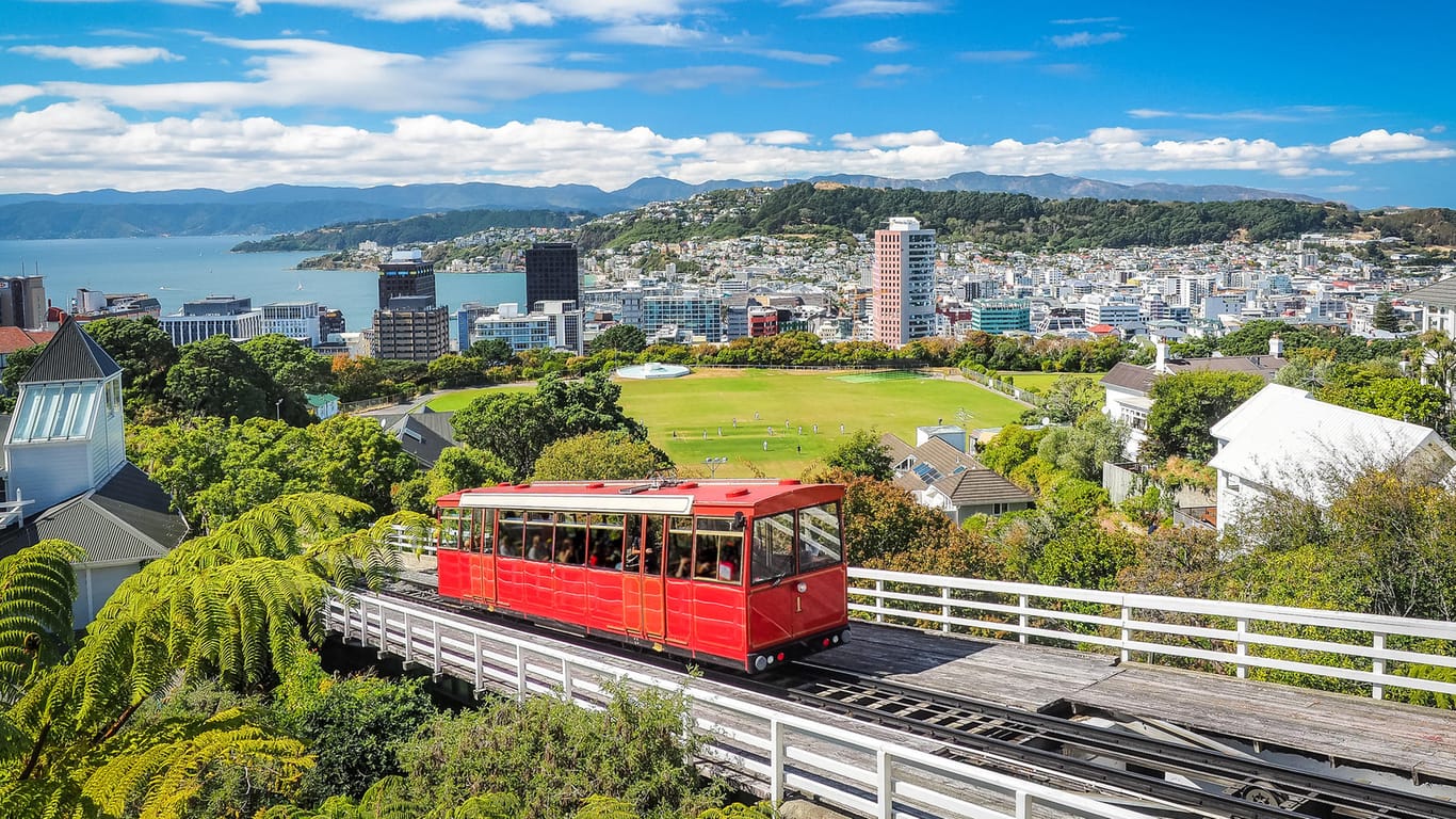 Wellington Cable Car in Neuseeland: Deutsche Urlauber benötigen bald eine Einreisegenehmigung für das Land.