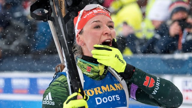 Geht optimistisch in den Saisonkehraus: Biathletin Denise Herrmann.