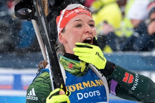 Geht optimistisch in den Saisonkehraus: Biathletin Denise Herrmann.