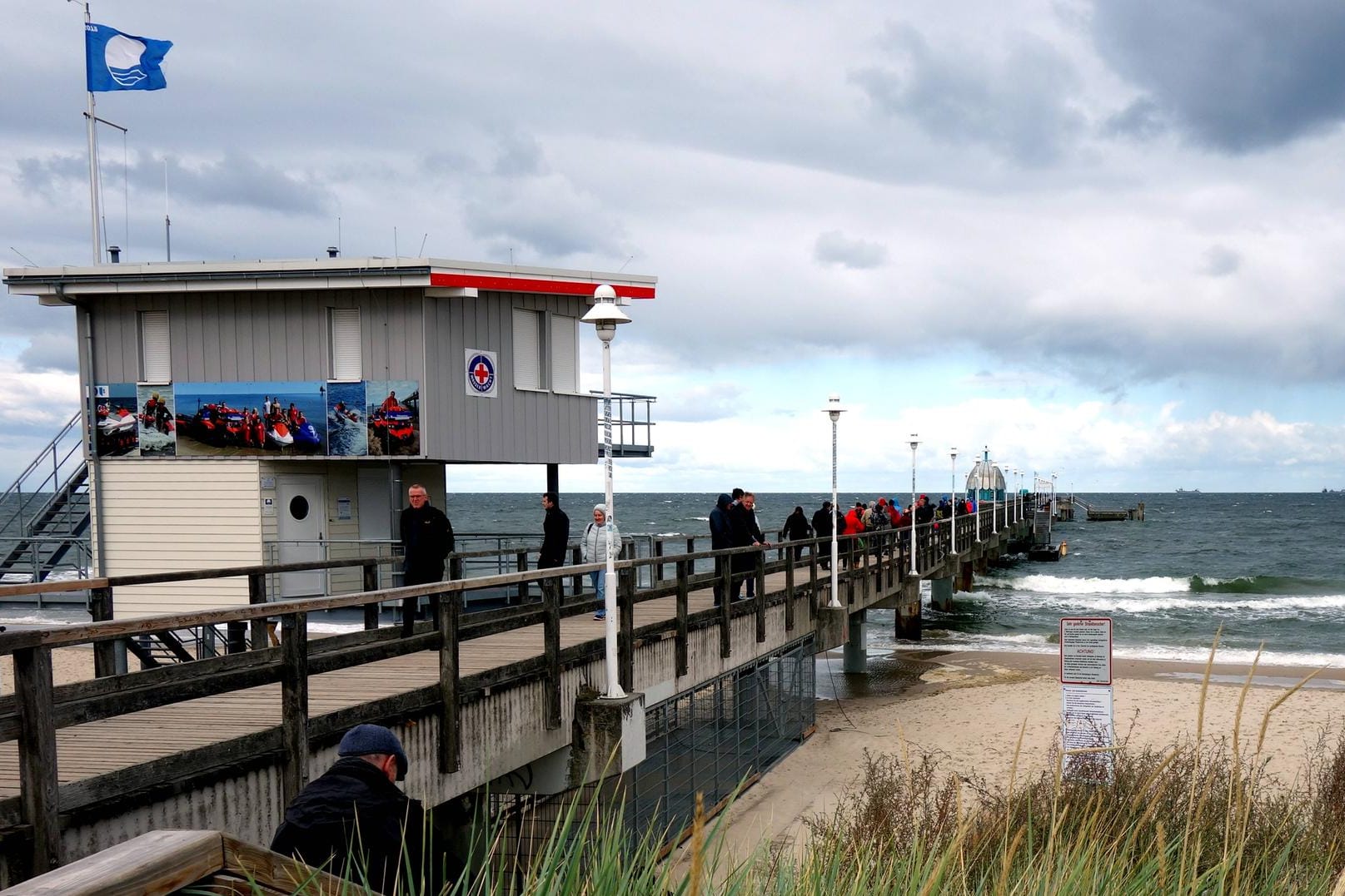 Die Seebrücke in Zinnowitz (Symbolbild): Der rätselhafte Fall ereignete sich in dem Ostseebad auf Usedom.