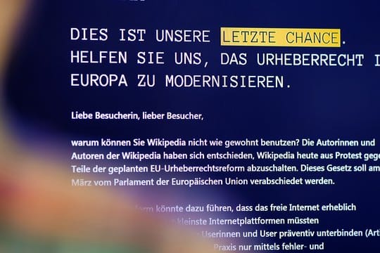 Die Wikipedia-Autoren befürchten erhebliche Einschränkungen durch die geplante EU-Urheberrechtsreform.
