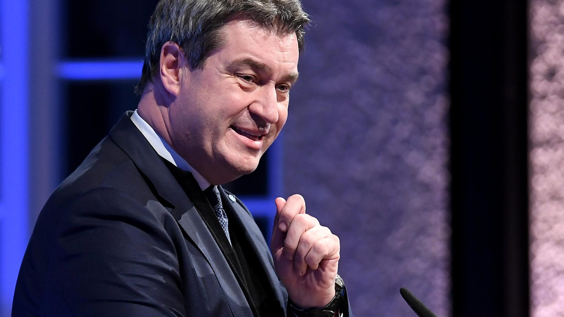 Markus Söder: Der bayerische Ministerpräsident hat sich für neue digitale Medienplattformen als Alternative zu den großen Internetkonzernen ausgesprochen.