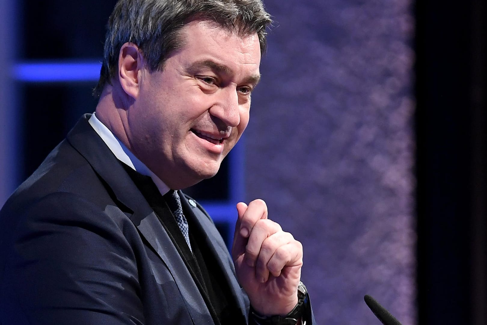 Markus Söder: Der bayerische Ministerpräsident hat sich für neue digitale Medienplattformen als Alternative zu den großen Internetkonzernen ausgesprochen.
