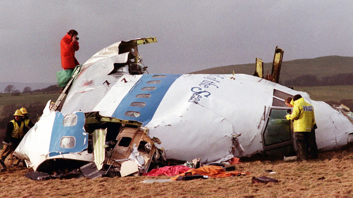 Lockerbie: Beim Attentat auf das Flugzeug der US-Airline Pan American starben 1988 die 259 Insassen sowie 11 Bewohner der schottischen Ortschaft.